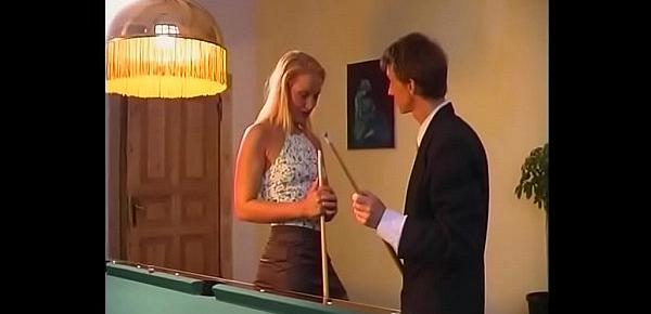  Fuck blonde on pool table